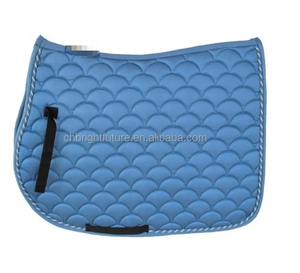 Custom Colors Horse Saddle High Quality Cotton Fabric Adjustable <b>Foam</b> <b>Padding</b> Horse Jumping Saddle Pad by Standard International - Product Image 6