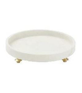 Top vente nourriture petit déjeuner plateau de service en gros personnalisé noir couleur décoratif thé café service plateau en marbre pour la maison et les hôtels - Product Image 3