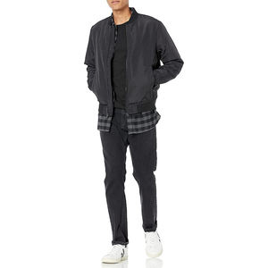 Blouson Bomber Homme Style Rétro Américain Hip Hop Broderie Motif Os Livraison Rapide - Product Image 2
