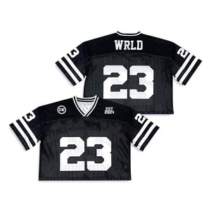 Maillot de football américain rétro sur mesure Sublimation de haute qualité haut court de l'équipe personnalisée longueur des manches courtes - Product Image 2