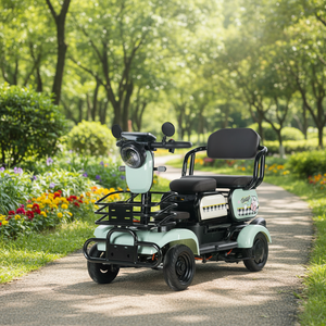 Silla de Ruedas Eléctrica Urbana de Cuatro Ruedas, Mini, 3 Velocidades, Marco de Acero, Impermeable, Batería de Litio de 48V 15Ah, Motor de 600W en el Eje Trasero - Product Image 1