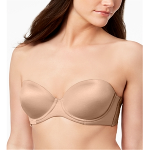 INC International Concepts Reggiseno push-up multiuso senza spalline da donna Taupe Dream Taglia 36D Chiusura frontale Senza ferretto sottile - Product Image 2
