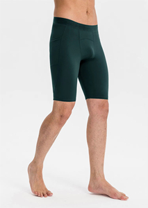 Dernier modèle de short d'entraînement de compression respirant vierge personnalisé Short de compression pour homme de fitness à haute élasticité et à séchage rapide - Product Image 4