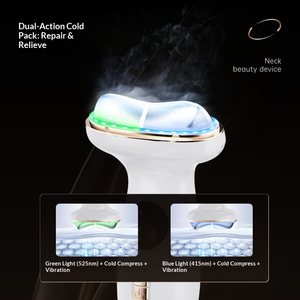 7-in-1 gezichts- en nekmassager voor thuis-SPA en salongebruik met warm/koud kompres en EMS-technologie - Product Image 5