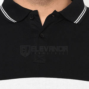 Camiseta Polo extragrande cómoda para hombre de etiqueta privada 100% algodón de secado rápido con patrón de estampado en Stock - Product Image 4