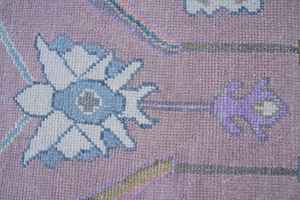 พรมพรมขนสัตว์สีชมพูสไตล์วินเทจชุดพรมขนสัตว์100% พรมถักมือสวยงามห้องนั่งเล่นห้องน้ำใช้ในบ้านผ้าไหม - Product Image 5