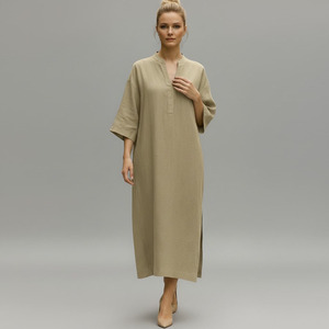 Robe longue en lin coupe ample personnalisée - Product Image 4