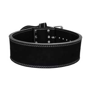 Ceintures de dynamophilie en gros | Ceinture de gymnastique en cuir suédé de 10mm | Fourniture OEM d'haltérophilie de fitness de soutien dorsal à une broche - Product Image 5