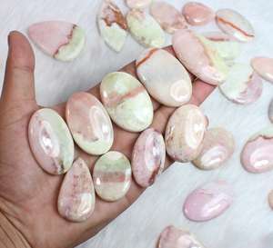 Venta al por mayor de morganita rosa para la fabricación de joyas, cabujones de morganita rosa, cabujón hecho a mano para collar colgante, piedras preciosas a granel - Product Image 2