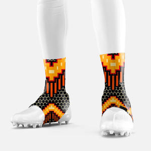 Nouveau Design Hockey sur glace Football Football Enfants Football Américain Spats Wrap Cleat Covers Athlétique Anti-Dérapant Imprimé Spats Football - Product Image 1