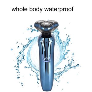 Afeitadora Eléctrica Rotativa para Hombre, Fácil de Limpiar, con Triple Cuchilla, Resistente al Agua IPX7, para Afeitar la Cara y el Cuerpo, Reemplazo para Uso en Autocaravanas - Product Image 2