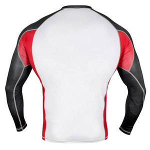 Protège-éruption de compression professionnelle longue durée pour hommes, vêtements de course à pied respirants pour le gym, le yoga et le fitness, impression par sublimation personnalisée - Product Image 4