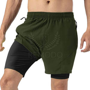 2025 été Logo personnalisé actif pantalon taille élastique Shorts hommes Shorts de course en gros imprimé Shorts - Product Image 5