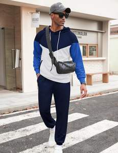 SUDADERO de algodón 100%, conjunto ligero con capucha, cierre de cordón, invierno, ecológico, lavado a la piedra, estampado de diamantes de imitación adornados - Product Image 4