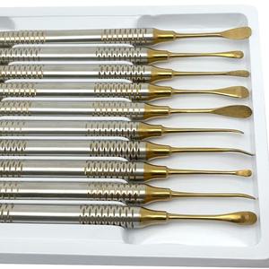 Kit de 10 Piezas de Elevadores Periósticos para Implantes Dentales, Herramienta Separadora Reflectante y Retráctil para Cirugía Periodontal Oral Maxilofacial - Product Image 5