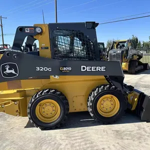 Qualità Premium di seconda mano John Deere 320G idraulico ruota Skid Steer Track Loader per la vendita