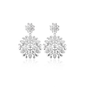 Boucles d'oreilles pendantes en argent sterling 925, boucles d'oreilles de créateur faites à la main, boucles d'oreilles tendance pour femmes et filles, style pendantes, produit en vrac - Product Image 1