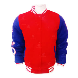 Design personnalisé Letterman Veste Hommes Haute Qualité Laine Manches Longues Hiver Chaud Street Wear Avant Imperméable Coupe-Vent Nouvelle Arrivée - Product Image 1