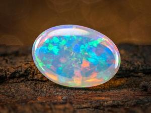 Gema Suelta de Ópalo de Fuego Blanco Natural de Welo de 3.35 Quilates, con Cambio de Color, Certificada por Terceros, Piedra de Nacimiento de Octubre para Joyería - Product Image 6