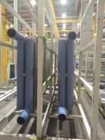 Unité de Traitement d'Air (UTA) Personnalisée avec Ventilateur à Prise, Moteur CC, Section d'Échangeur de Chaleur, Bobine à Expansion Directe avec Compresseur