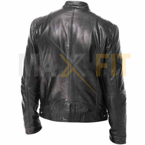 Maxfit เสื้อแจ็คเก็ตหนังมีฮู้ดสำหรับผู้ชายฤดูหนาวออกแบบได้ตามต้องการ - Product Image 6