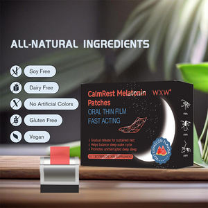 Compléments alimentaires en film oral pour adultes, soins de santé, amélioration du sommeil, bande oral disintegrante pour un sommeil de qualité - Product Image 3