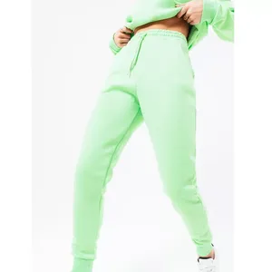 Ensemble de jogging de qualité supérieure Ensemble 2 pièces de jogging et sweat à capuche de couleur unie avec logo personnalisé Ensemble de survêtements sexy et cintrés pour femmes Survêtement - Product Image 4