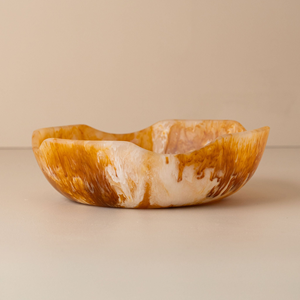 Juego de Fruteros Clásicos de Lujo para Bodas, Frutero de Resina con Diseño de Espiral, Mármol de Poliresina, Tazón para Servir Ensaladas, Plato para Frutas - Product Image 1