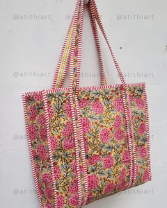 Sac fourre-tout réutilisable en coton 100% matelassé, écologique, durable, léger, avec fermeture éclair, poignées d'épaule, logo personnalisable - Product Image 2