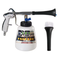 Pistola de limpieza neumática, pistola de limpieza de coche Turbo de alta presión, dispositivo de limpieza Interior de coche, revestimiento de techo de motor, botella de gran capacidad