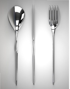 สีฟ้าและสีขาวเครื่องลายครามบนโต๊ะอาหารช้อนส้อมช้อนส้อมตะเกียบสแตนเลสสไตล์จีนของขวัญแต่งงานร้อนขาย2023 - Product Image 5