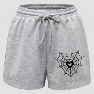 Shorts chauds en polyester/nylon pour femmes les plus populaires, taille plus avec ceinture élastique réglable, yoga respirant, été - Product Image 1