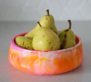 Cuencos para Servir y Decorativos, Hechos a Mano, de Resina Única con Detalles Intrincados y Atractivo Moderno, Clásico Rojo para Bodas - Product Image 4