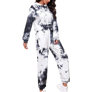 Chándal de invierno para mujer, conjunto de dos piezas de estilo urbano callejero, chaqueta con capucha, pantalones, ropa de salón de moda, chándal de moda - Product Image 5