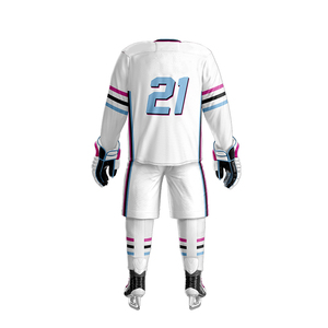 Premium Quality Custom Made 100% Polyester <b>Ice</b> Hockey Uniform for Adults Men Sports Wear Sets Style - Product Image 6