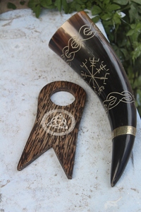 Cuerno para Beber Hecho a Mano, Estilo Vikingo Medieval, Cuerno para Bebidas, Pulido Suave y Duradero, Decoración del Hogar, Artículos de Bar, Elegancia - Product Image 6