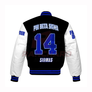 Chaqueta Universitaria para Hombre, Chaqueta de Fraternidad Griega, Chaqueta Universitaria para Hombre, Chaqueta de Fraternidad, Chaqueta Universitaria Phi Beta Sigma - Product Image 2