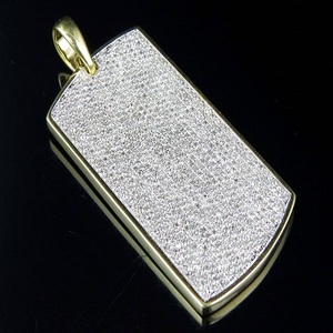 Haute qualité luxe or finition 925 argent mémoire Photo pendentif avec Moissanite diamant bijoux de mode cadeau de mariage parfait - Product Image 1