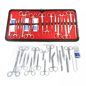 Juego de disección para estudiantes de 33 piezas, juego de cirugía intestinal Manual de laboratorio de anatomía, instrumentos quirúrgicos de Metal de acero inoxidable, electricidad - Product Image 6