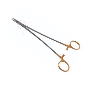 JIMED SURGICAL Pince porte-aiguilles chirurgicale DeBakey Mayo Hegar approuvée par la Mayo Clinic, en acier inoxydable doré, manuelle de précision - Product Image 5