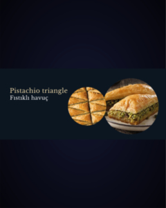 Premium Handmade Halal Sweet Pistachio Triangle Baklava Traditional Turkish <b>Dessert</b> with Antep Pistachio - Product Image 2