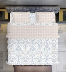 Hotel Quality Luxury <b>Queen</b> Size Microfiber Fabric Blossom Bedding Set Fade Resistant 1 Flat and 1 <b>Fitted</b> <b>Sheet</b> for Hospitals - Product Image 5