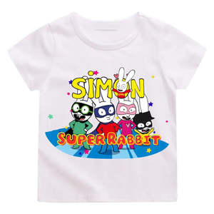 เสื้อยืดซิมอน ซุปเปอร์แรบบิทสำหรับเด็ก ผลิตภัณฑ์พิเศษสำหรับเด็ก - Product Image 6