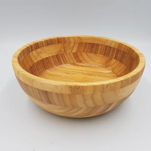 Grand bol en bambou naturel à prix compétitif pour service à salade et fruits fabriqué au Vietnam - Product Image 2
