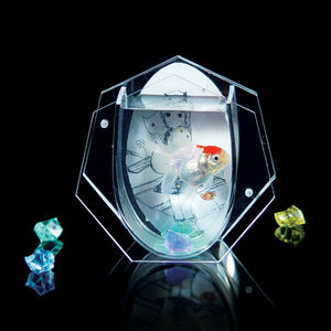 Design créatif petit aquarium avec fonction d'affichage photo support d'aquarium photo - Product Image 2
