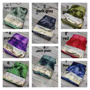 Women Traditional Purple Tie Dye Cotton <b>Lehenga</b> <b>Skirt</b> with Silver Border Ethnic Wear for Best Price - Product Image 2