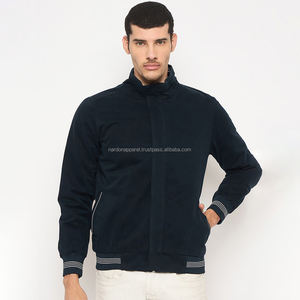 Nardon Apparel Conjunto de chaquetas de lana de talla grande para hombre con logotipo personalizado Bordado de lana 100% algodón que ofrece servicios OEM - Product Image 1