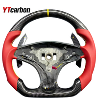 YTcarbon pour SL SLK SLR GLK R230 R171 R199 X204 AMG, véritable fibre de carbone, volant à pagaies en carbone, accessoires intérieurs de voiture