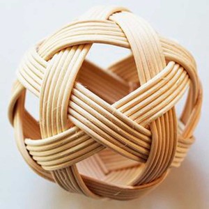 Bola de ratán natural para niños, juguetes de gran volumen de Vietnam, juguetes de ratán hechos a mano para niños - Product Image 2