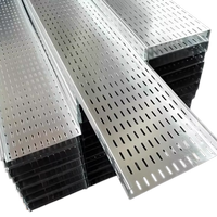 Canaux de câblage perforés en acier galvanisé, robustes, pour usage industriel, dimensions personnalisées 100x1000mm, échantillon en stock